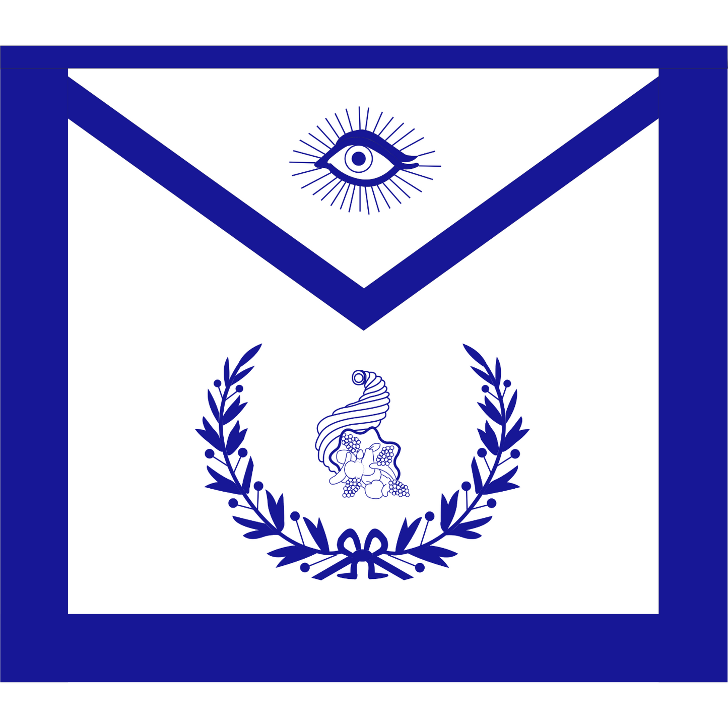 Senior Steward Blue Lodge Officer Apron