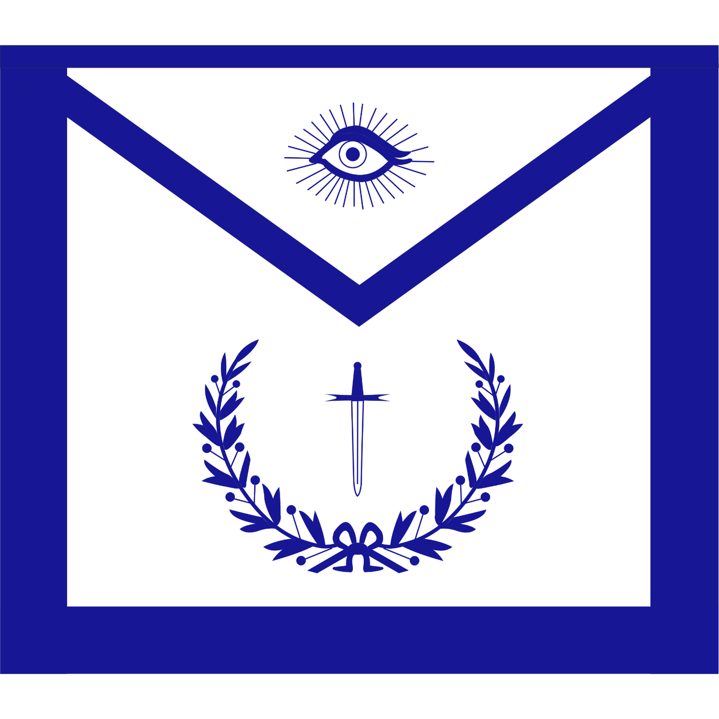 Tyler Blue Lodge Officer Apron