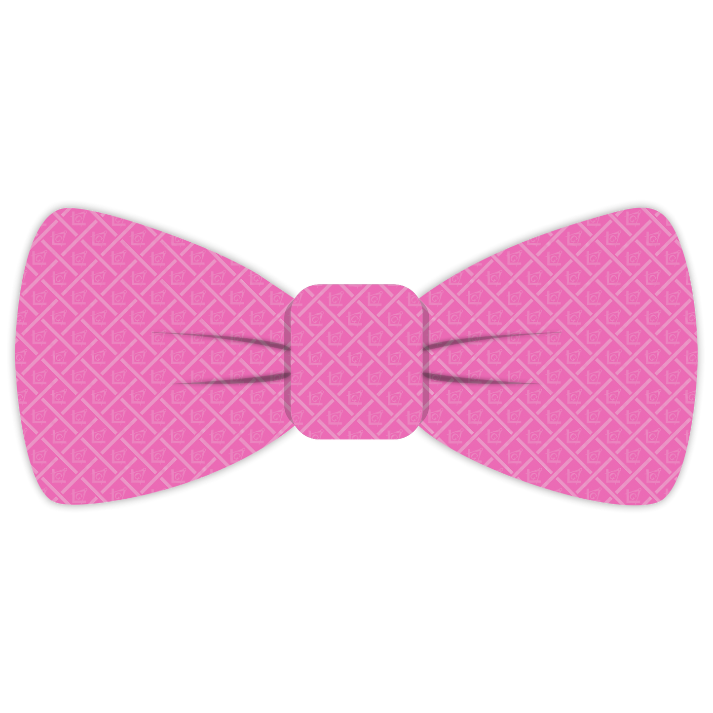 Masonic Pink Tie - Prudent Compass Collection 2330