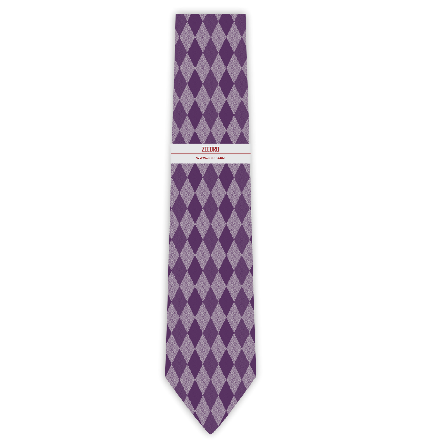 Masonic Purple Tie - Emblematic Collection 2380