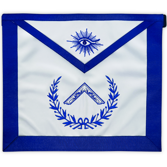 Freemason Worshipful Master Mason Apron – Custom Masonic Apron with Machine Embroidered Square Symbol