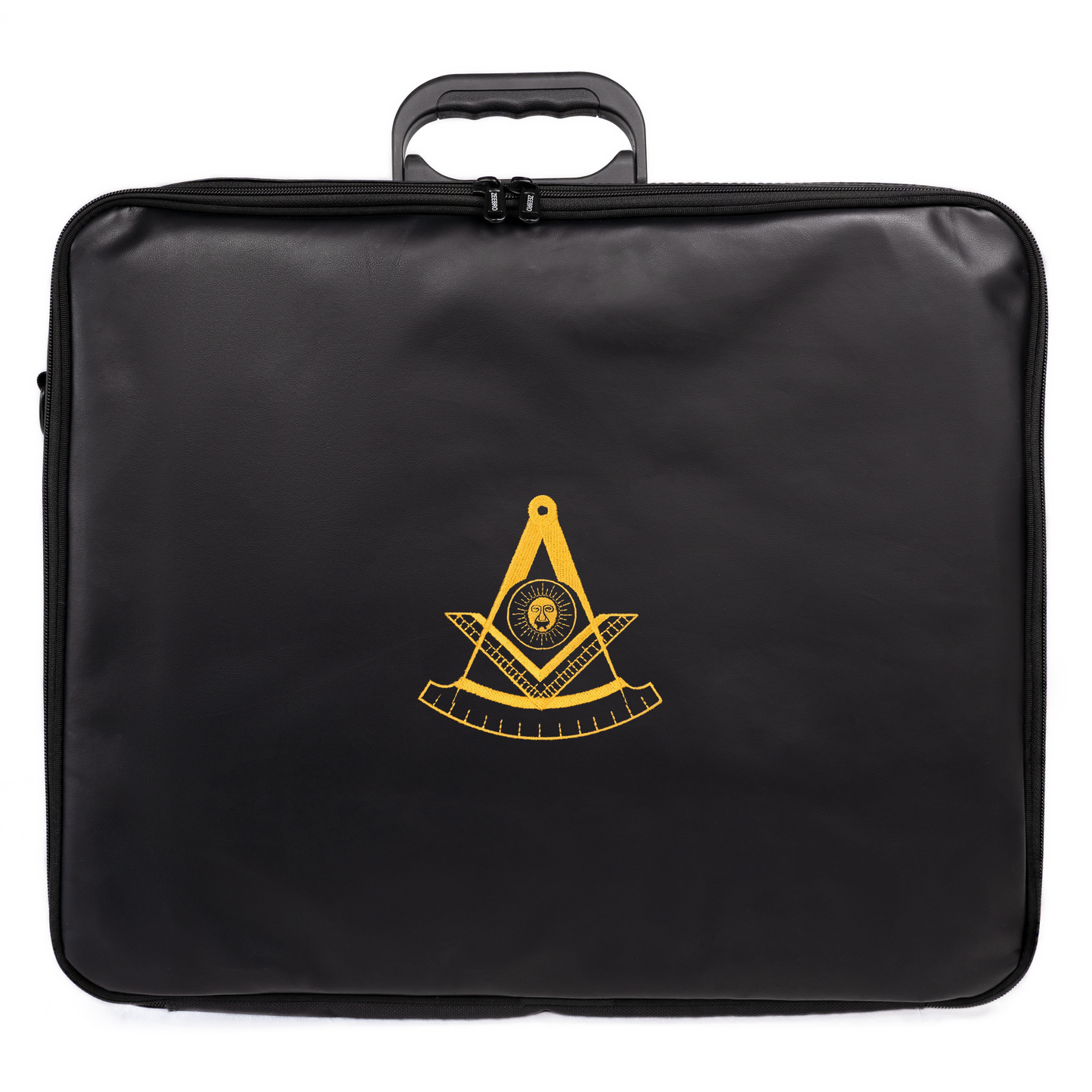 Dual-Purpose Masonic Briefcase & Apron Case | Premium Faux Leather Construction