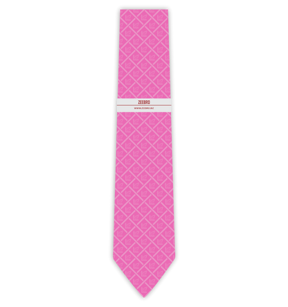 Masonic Pink Tie - Prudent Compass Collection 2330