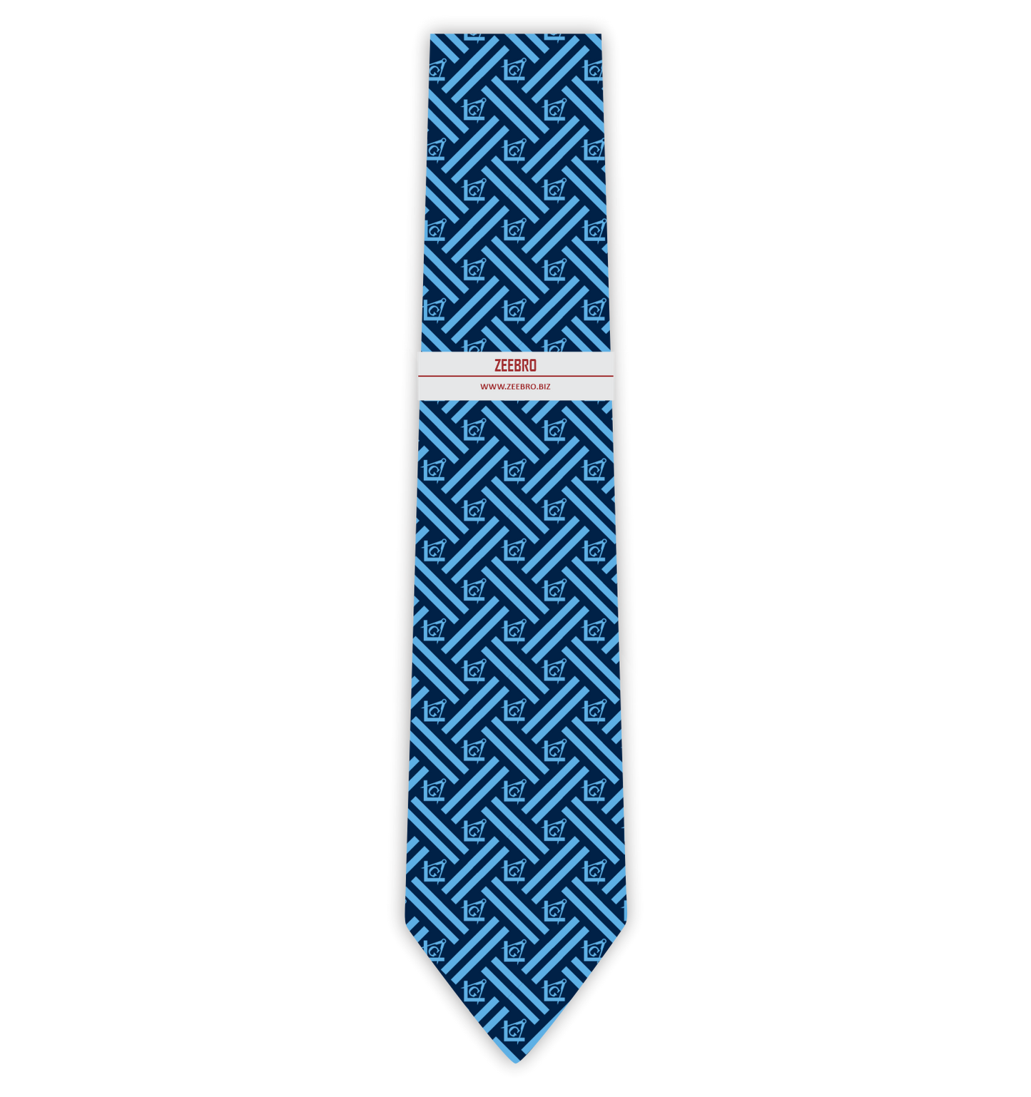 Masonic Blue Tie - Prudent Compass Collection 2340