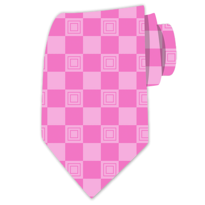 Masonic Pink Tie - Tessellated Sublime Collection 2350