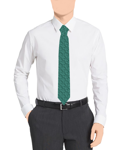 Masonic Green Tie - Emblematic Collection 2370